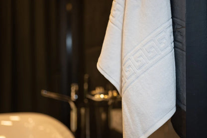 Set 4 Prosoape Hotel, 100% Bumbac 620gsm , Greek Border, ALB, PH602