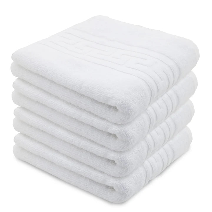 Set 4 Prosoape Hotel, 100% Bumbac 620gsm , Greek Border, ALB, PH602