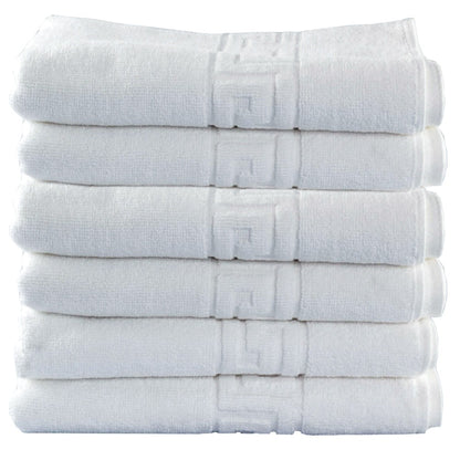 Set 20 Prosoape Hotel , 100% Bumbac 550gsm , Greek Border, ALB, PPH15