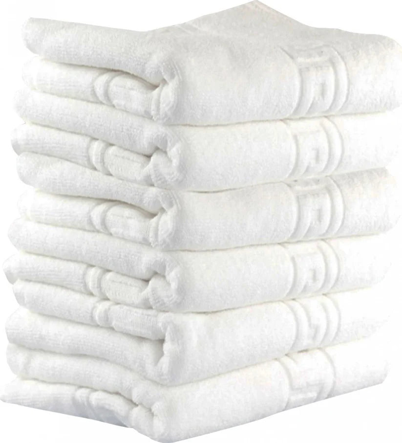 Set 12 Prosoape Hotel, 100% Bumbac 620gsm , Greek Border, ALB, PH604